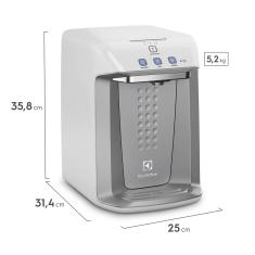 Purificador Electrolux Eletrônico c/ Painel Digital Blue Touch Bivolt Branco (PA21G) Bivolt
