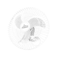 Ventilador De Parede Venti-delta Premium 60cm Branco Bivolt
