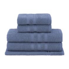 Jogo Toalhas Banhão Buddemeyer 5p Vanilla Azul 1136