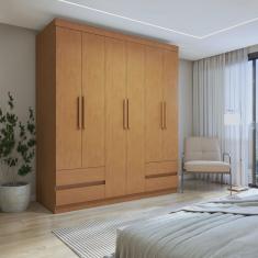 Guarda-roupa 6 Portas 4 Gavetas Zeus