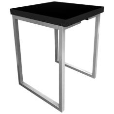 Banqueta Banco Nova York Industrial Cozinha Área Gourmet Balcão Prata 