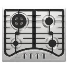 Cooktop a Gás Inox 4 Bocas Oster Premium Semiprofissional Bivolt, Bivo