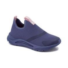 Tênis Infantil Klin New Sport Chumbo e Rosa Claro 480.049-Feminino