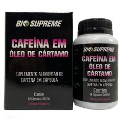 Cafeína Em Óleo Cártamo 200mg Bio Supreme - 60 Cápsulas 