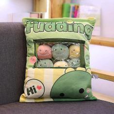 Snack Bag Recheado Bonecas de Pelúcia Lucky Bunny / Porco / Dinossauro (