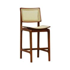 Banqueta Alta Bistrô Gus - Amêndoa Telinha