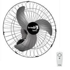 Ventilador De Parede Com Controle Remoto Tufão 60cm Preto Bivolt Loren Sid