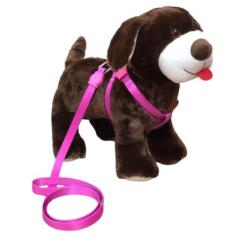 Coleira Peitoral Para Cachorro - Cor Rosa Nº 1 - Nicapet