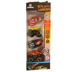 Carrinho De Brinquedo Miniatura Key Launcher Chave Lançadora - Toy Kin