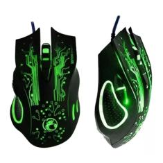 Mouse Gamer Gaming X9 Ergonômico C Fio Usb Dpi 2400 Cor Preto