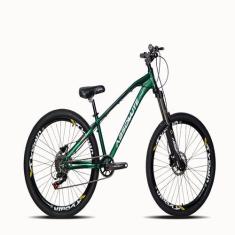 Bicicleta Absolute Brutus Aro 26 1x8 Cassete Freio Hidráulico Verde