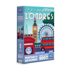 Quebra-Cabeça Nano 500 peças Postais do Mundo - Inglaterra: - Toyster 