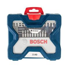 Kit De Pontas E Brocas X-Line 43 Pçs Bosch