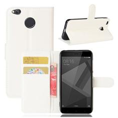 Manyip Capa Xiaomi Redmi 4X de couro PU com suporte carteira flip para Xiaomi Redmi 4X, capa de proteção de telefone estilo empresarial, capa com [compartimentos para dinheiro e cartão]