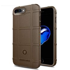 Capa para iPhone 7/iPhone 8, capa de proteção resistente, material TPU de fibra de carbono, macio, antiderrapante macio, anti-impressão digital, capa totalmente protetora para iPhone 7/iPhone 8
