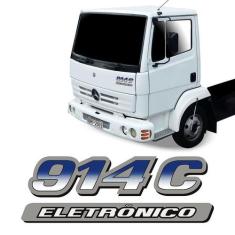Emblema Do Capô 914C Eletrônico Mercedes Adesivo Caminhão - SPORTINOX