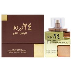 Perfume Lattafa 24 quilates de ouro puro EDP 100ml para mulheres