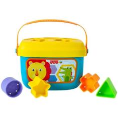 Brinquedo de Encaixar Balde Primeiros Blocos - Fisher-Price 11 Peças