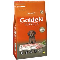 Ração Seca PremieR Pet Golden Formula Cães Filhotes Mini Bits Frango e Arroz - 3 Kg