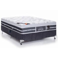 Cama Box Casal Castor Super Luxo Latex Grand Plush One Face 138x188x57