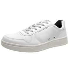 Tênis Casual Masculino Microfibra Branco Pegada 171901-01