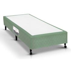 Cama Box Base Solteiro Poli Tecido Green (88x188x23) - Castor