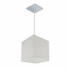 Lustre Pendente Quadrado Md-4223 C pula Em Tecido 15/13x13cm