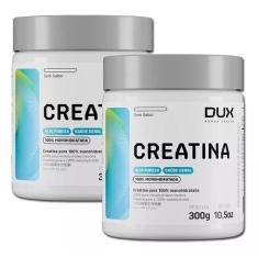 Kit 2X Creatina Monohidratada 100% Pura 300G Dux Nutrition