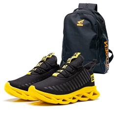 Kit Tenis Masculino Oldsen Jaguar + Mochila Bolsa Notebook