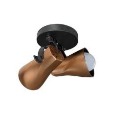 Spot De Sobrepor Faro 2 Lâmpadas E27 PP Ideal Praia Maresia Cobre - Ve