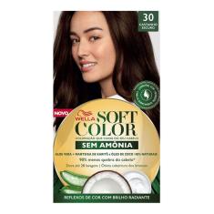 Tintura Soft Color Sem Amônia Castanho Escuro 30 Kit