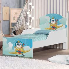 Cama Infantil Aviãozinho Com Colchão