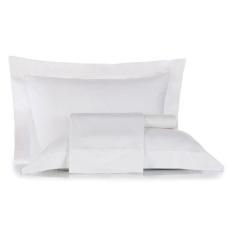 Jogo de Cama Casal Altenburg Algodão Lux 200 Fios 100% Algodão - Branco