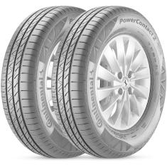 Kit 2 Pneu Continental Aro 15 195/60r15 88h Powercontact 2
