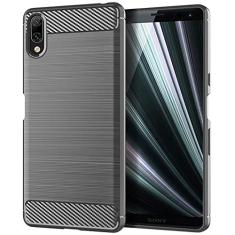 Capa para SONY Xperia L3, sensação macia, proteção total, anti-arranhões e impressões digitais + capa de celular resistente a arranhões para SONY Xperia L3