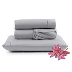 Jogo Lençol Micropercal 400 Fios Solteiro Barato - Casa Show Enxovais