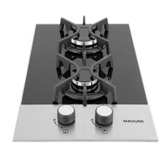 Cooktop Mesa De Vidro E Inox 2Q À Gas FG2002FVPIX Suggar Bivolt, Bivol
