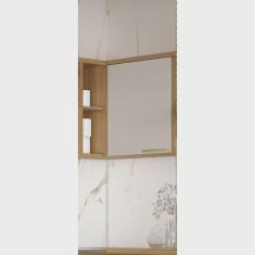 Armário Aéreo Canto de Cozinha 1 Porta 100% Mdf New Porto Itatiaia