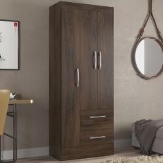 Guarda Roupas Solteiro 3 Portas 2 Gavetas Nobre