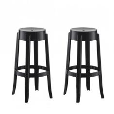 Conjunto 2 Banquetas Shine Plus Uz Preto