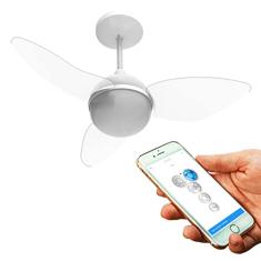Ventilador de teto Aliseu Smart Plus CR+Parede+BL 127V