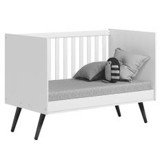 Berço Americano Q Encanto 3820 Retrô Rosa com Colchão Ortobom – Qmovi