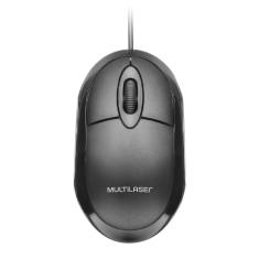 Mouse Classic Box Óptico USB 1200dpi Preto MO300 - Multilaser