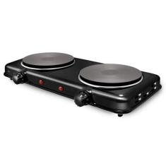 Fogão Cooktop de Mesa Portátil Elétrico 2 Bocas Elgin 42FOG020, Preto,