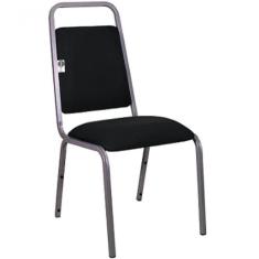 Cadeira Empilhável Para Hotelaria Linha Hotel Fremon Preto
