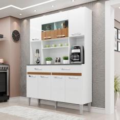 Armario De Cozinha 8 Portas 2 Gavetas Onix - CHF