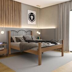 Cama de Casal em Mdf 151x202cm Oasis 138 - Art Panta