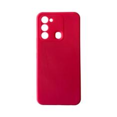 Capa Capinha Case Aveludada Compatível Para Tecno Spark 8C - DB, Rosa-