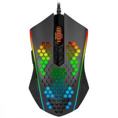 Mouse Gamer Redragon Memeanlion Honeycomb RGB 12000 DPI Preto - M809-K