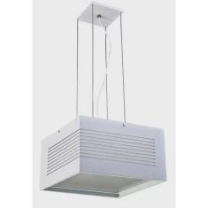 Pendente Quadrado 35cm 6149 Pantoja & Carmona Branco